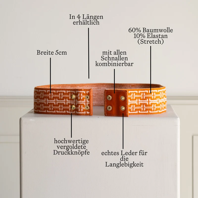 Belt - Peach Hilton