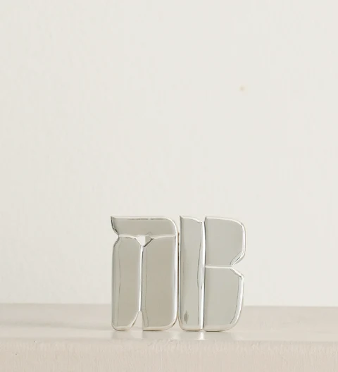 Buckle No. 130 - shiny silver
