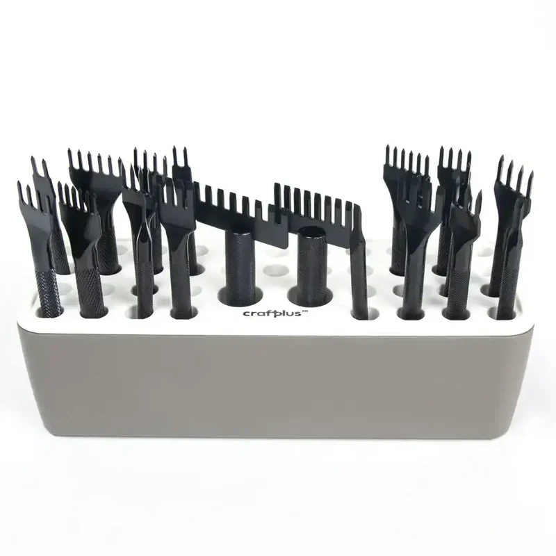 Craftplus 21-teiliges Lochstanzen-Set mit Organizer