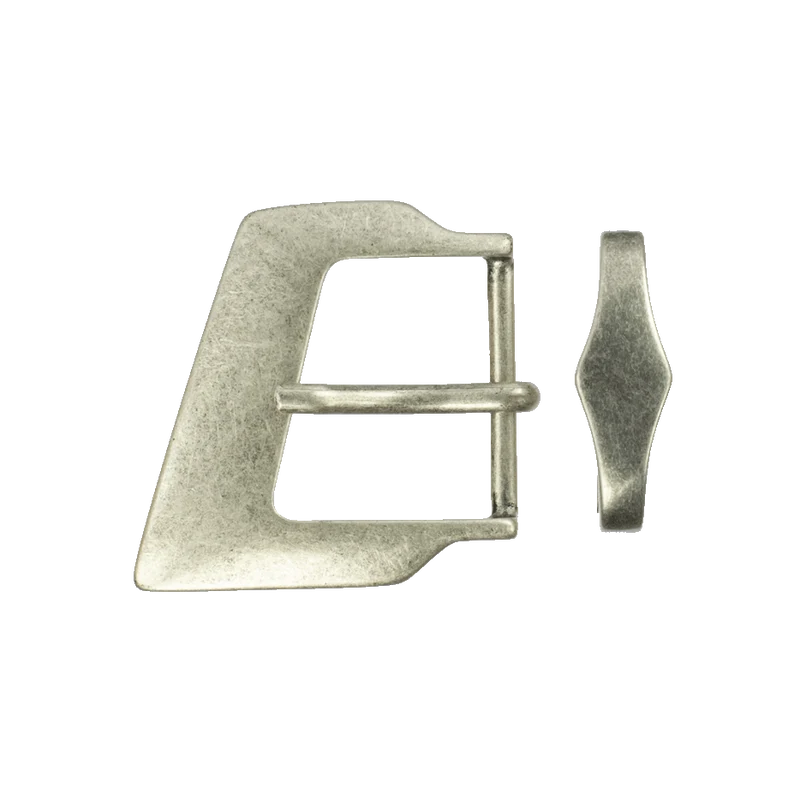 Gürtelschnalle 3cm Niles silber matt