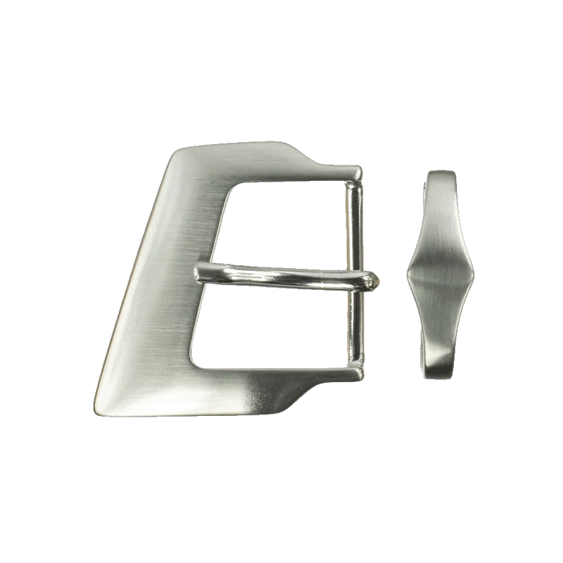 Gürtelschnalle 3cm Niles silber glänzend