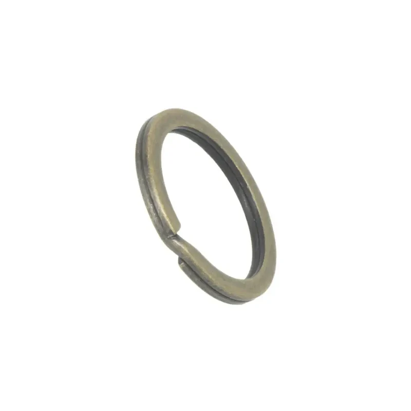 Ivan Leathercraft Deluxe Schlüsselringe flach aus Stahl – 25 mm