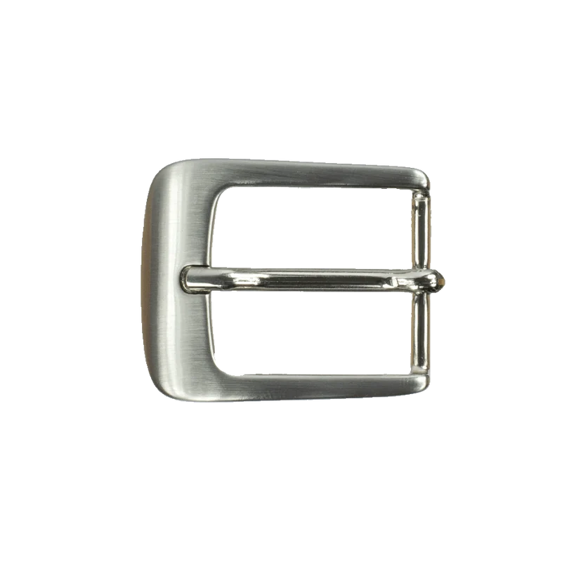 Gürtelschnalle 3cm Brüssel silber glänzend