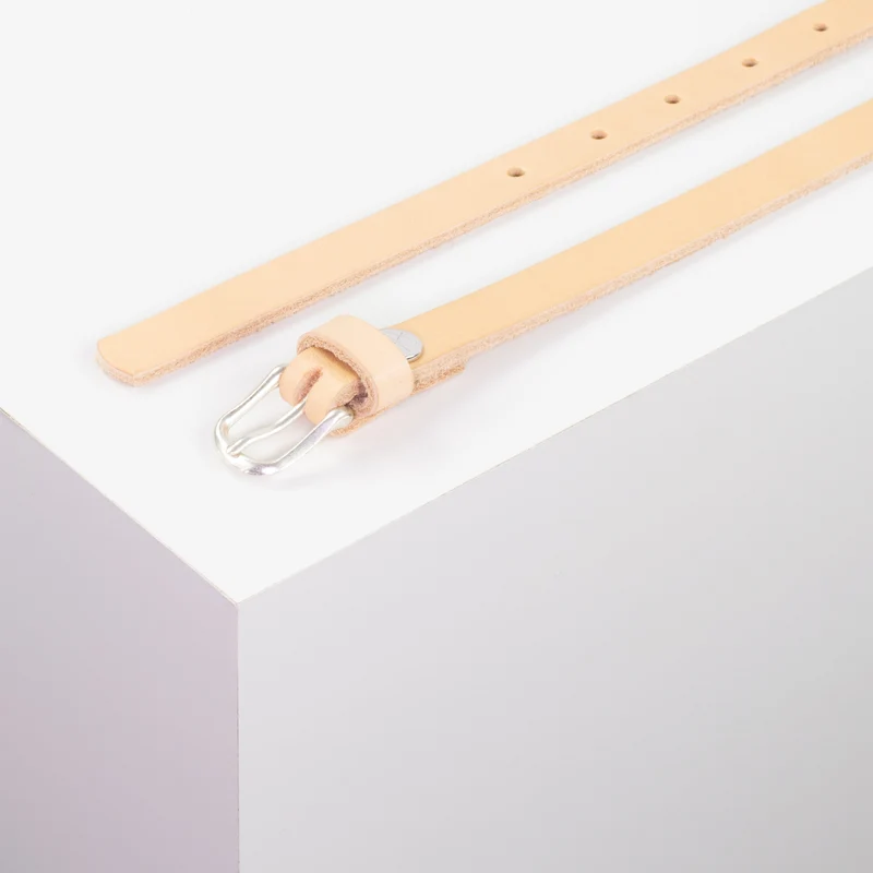 Ledergürtel 1,5cm mit Schnalle Bern