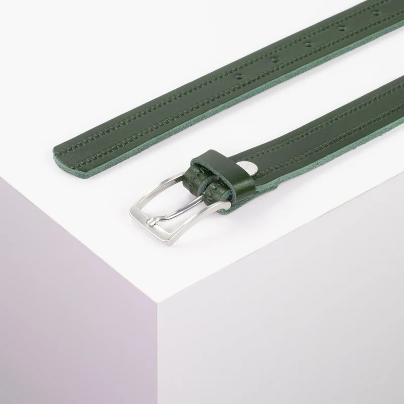 Ledergürtel 2,5cm mit Schnalle Melbourne