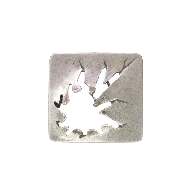 Gürtelschnalle 3,5cm Vesuvio silber
