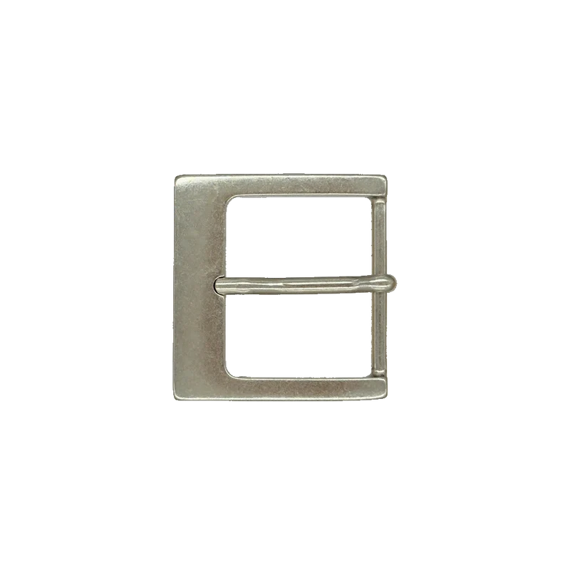 Gürtelschnalle 3,5cm Porto silber