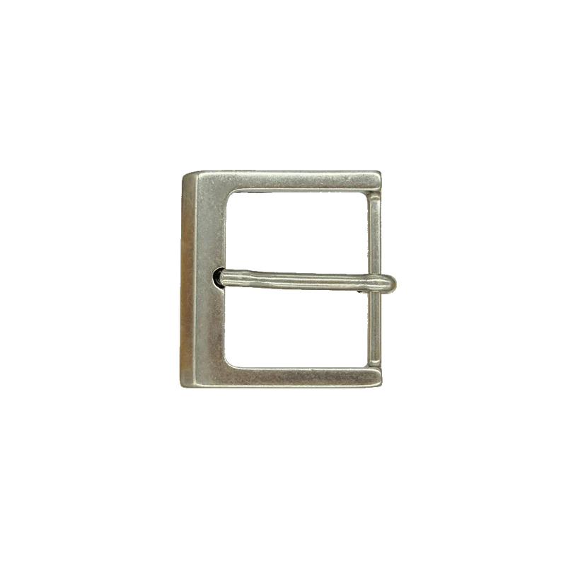 Gürtelschnalle 3,5cm Helsinki silber matt