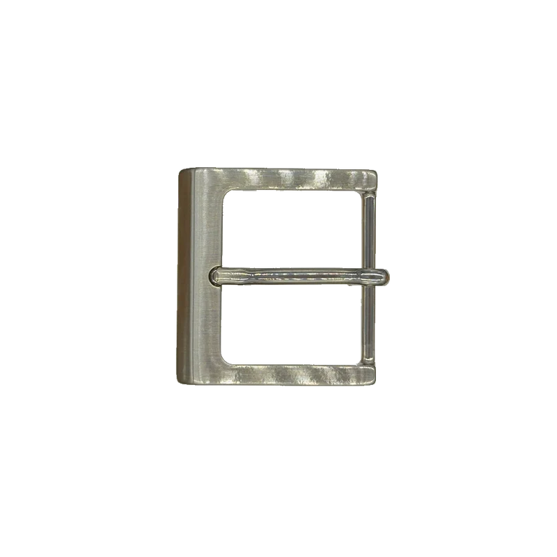 Gürtelschnalle 3,5cm Helsinki silber glänzend