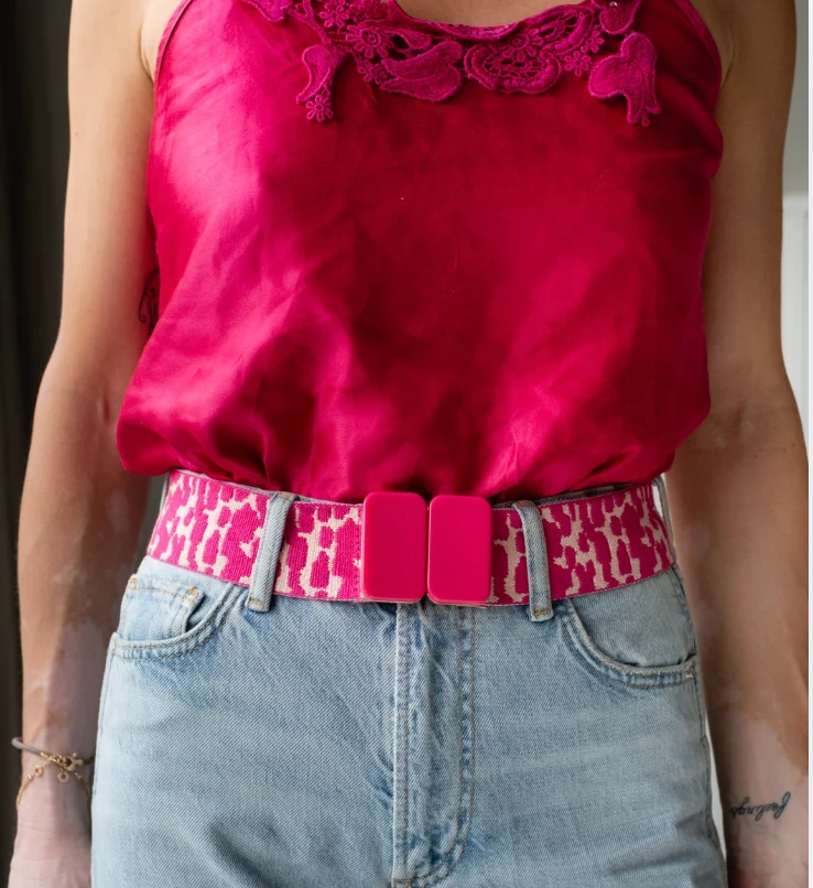 Buckle No. 149 - pink aura