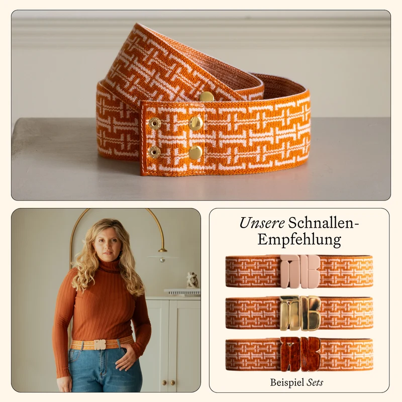 Belt - Peach Hilton