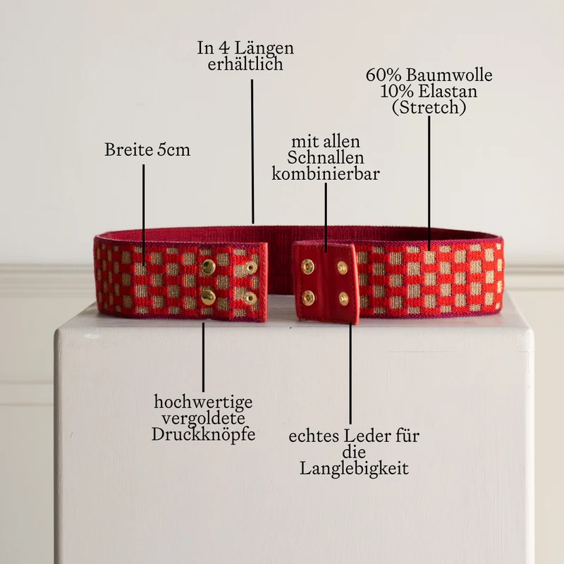 Belt - Bohemian Raspberry