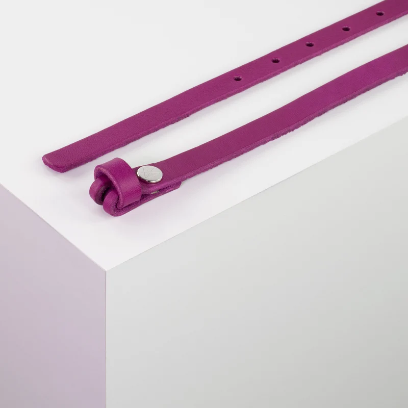 Ledergürtel 1,5cm ohne Schnalle