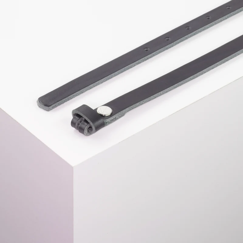 Ledergürtel 1,5cm ohne Schnalle
