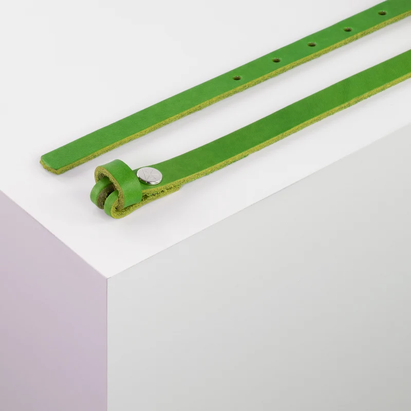 Ledergürtel 1,5cm ohne Schnalle