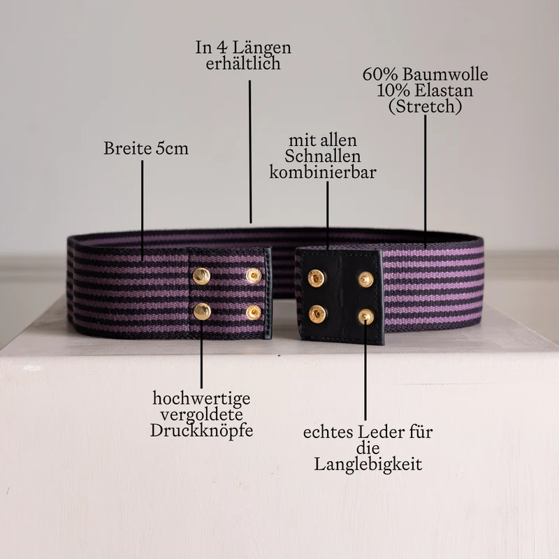 Belt - Smokey Lines