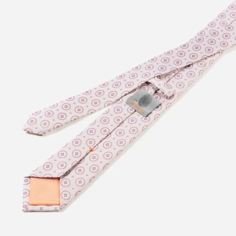 CESARE rose fantasie – Seidenkrawatte