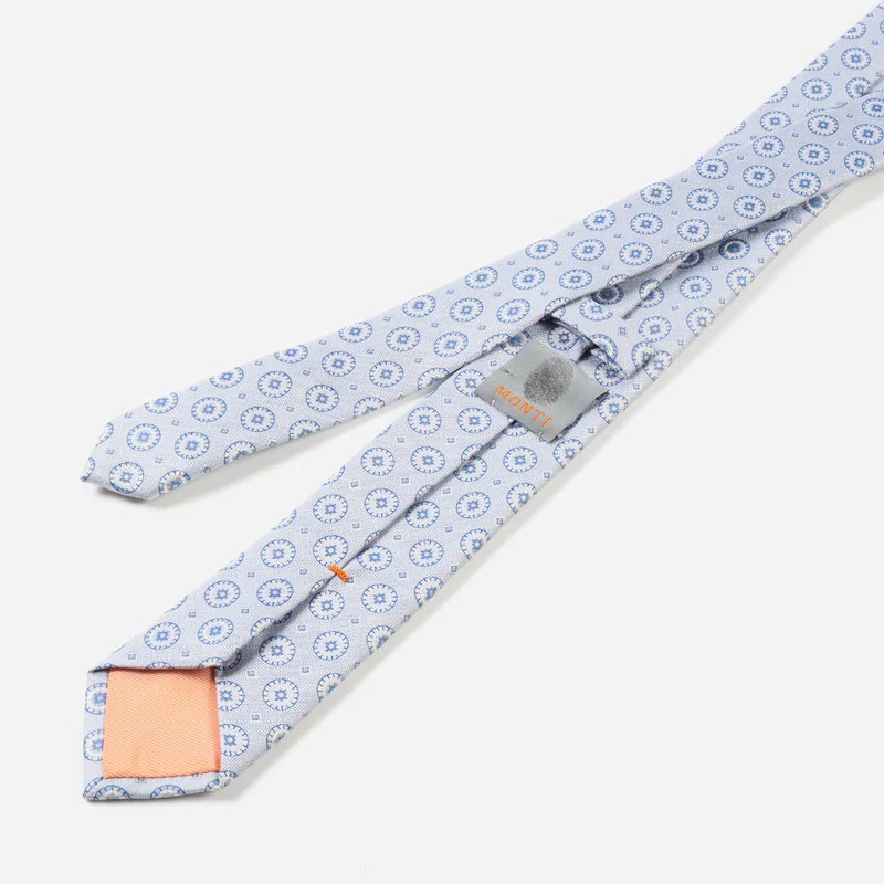 CESARE blue fantasie – Seidenkrawatte