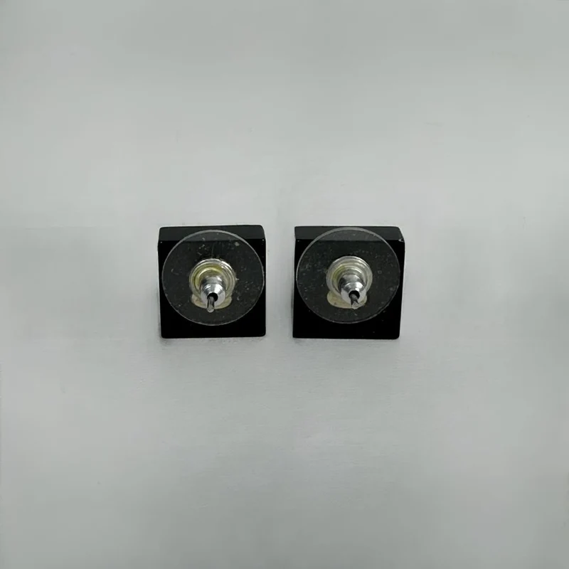Chanel Schwarze Ohrringe