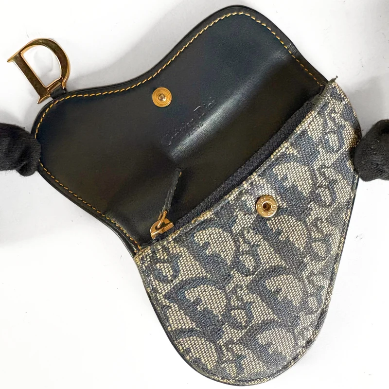 Dior Saddle Wallet Oblique Canvas