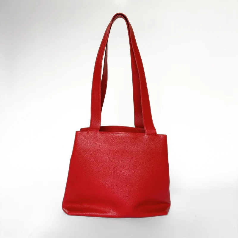 Chanel Große Shopper Rotes Leder