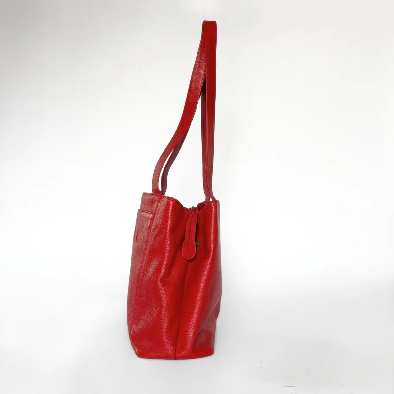 Chanel Große Shopper Rotes Leder