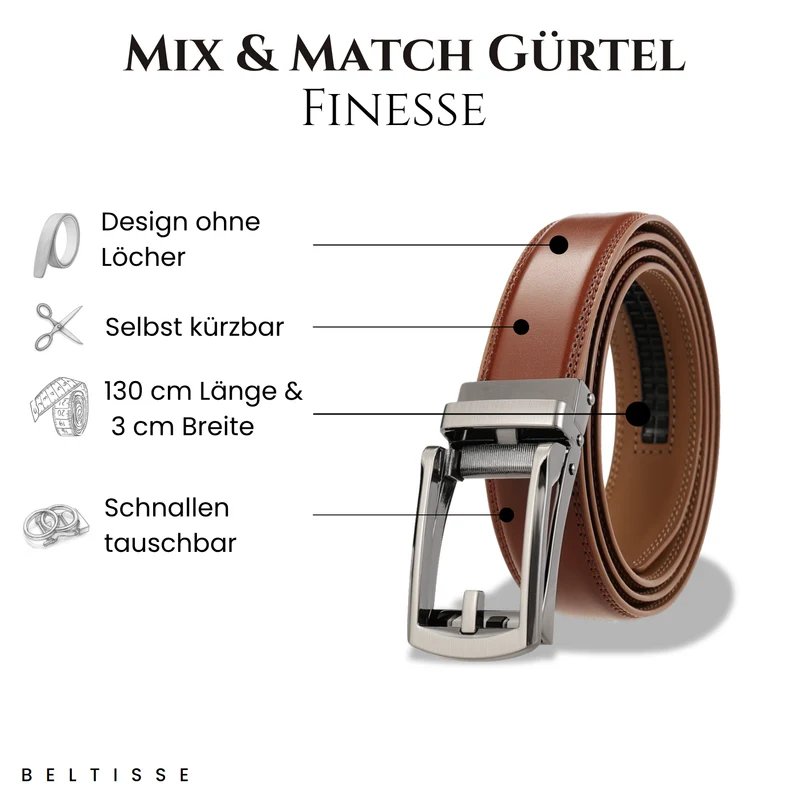 BELTISSE Finesse Mix & Match Automatikgürtel in edler Geschenkbox