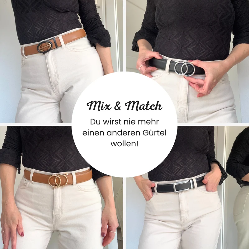 BELTISSE Classic Mix & Match Automatikgürtel in edler Geschenkbox