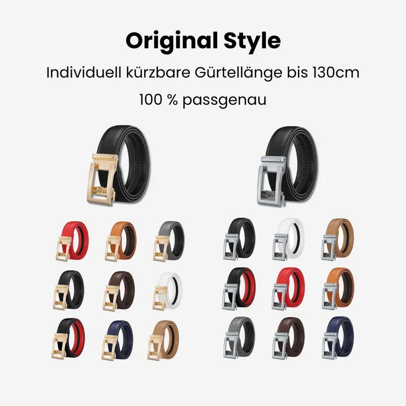 BELTISSE Classic Mix & Match Automatikgürtel in edler Geschenkbox