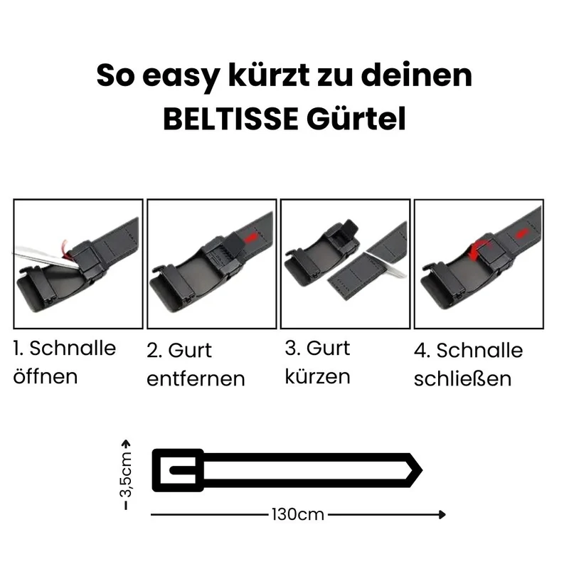 BELTISSE Classic Mix & Match Automatikgürtel in edler Geschenkbox