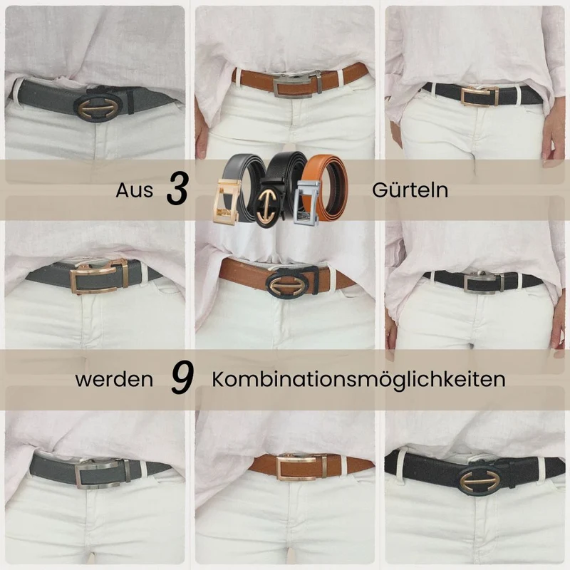 BELTISSE Classic Mix & Match Automatikgürtel in edler Geschenkbox