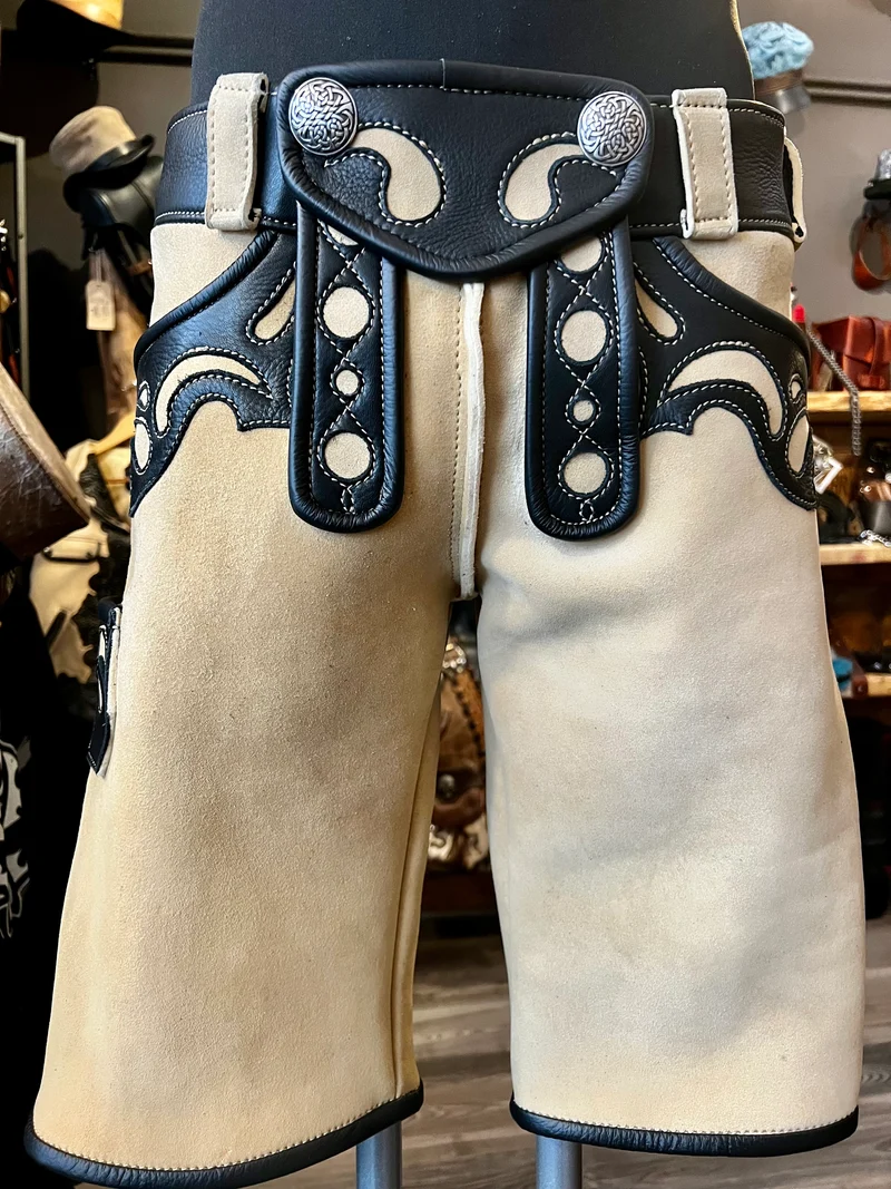 Hirschlederhose „Die Weiße“ – Größe 50