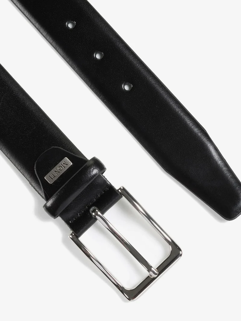REDDING black uni – Herren-Anzuggürtel 3,5 cm