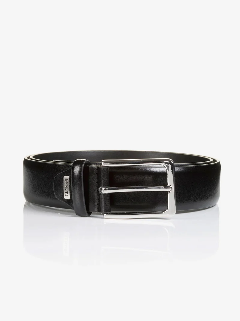 REDDING black uni – Herren-Anzuggürtel 3,5 cm