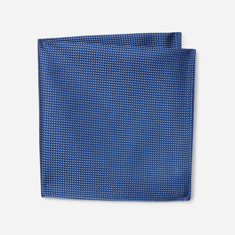 TOM navy minimal – Seiden-Einstecktuch