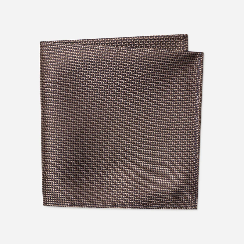 TOM camel minimal – Seiden-Einstecktuch