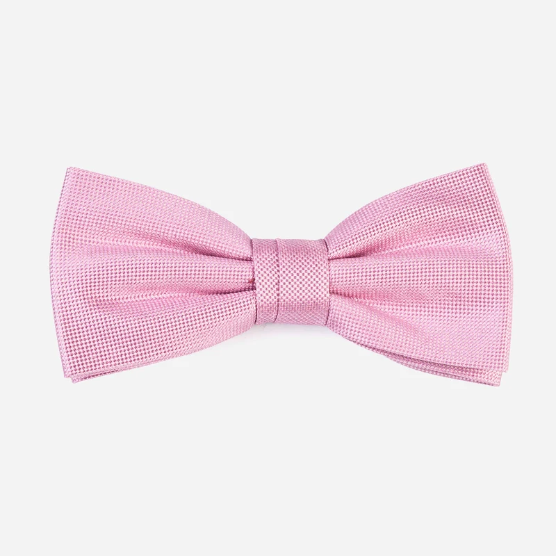 VALENTINO light rose – Seidenfliege mit Oxford-Webstruktur