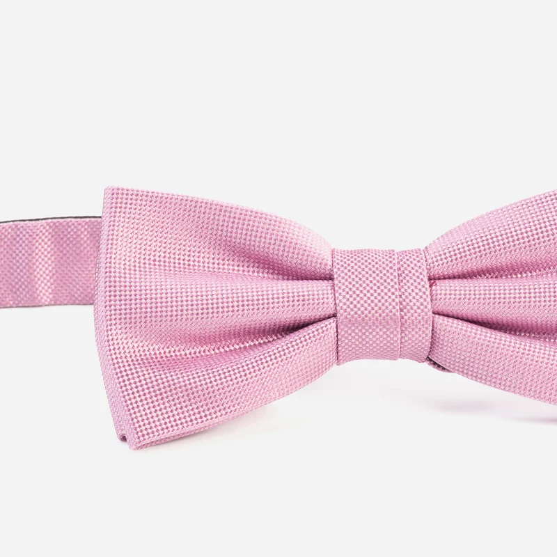VALENTINO light rose – Seidenfliege mit Oxford-Webstruktur