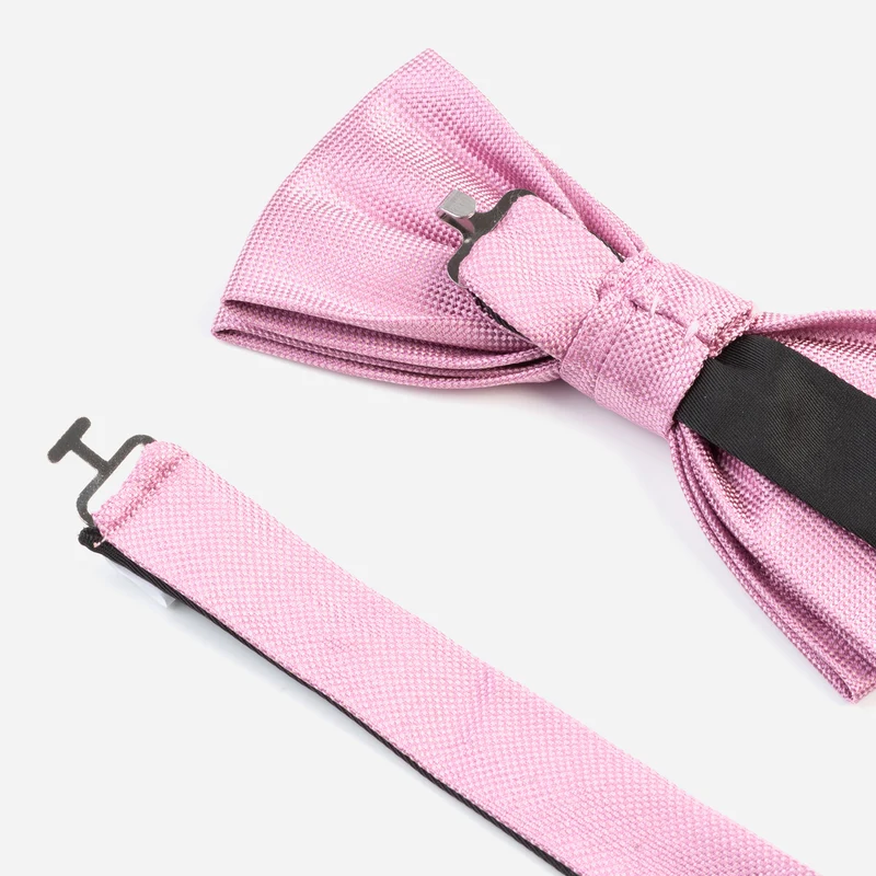 VALENTINO light rose – Seidenfliege mit Oxford-Webstruktur