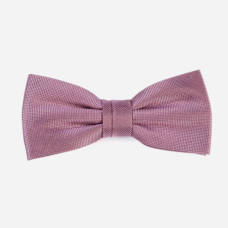 VALENTINO rose uni – Seidenfliege mit Oxford-Webstruktur