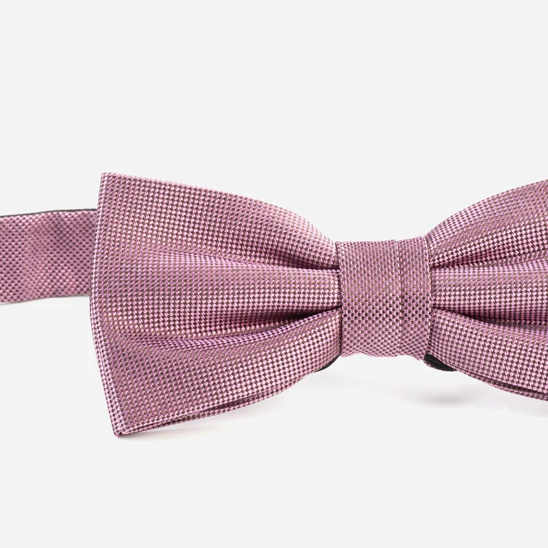 VALENTINO rose uni – Seidenfliege mit Oxford-Webstruktur