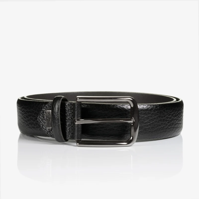 NAPA black uni – Herren-Anzuggürtel 3,5 cm