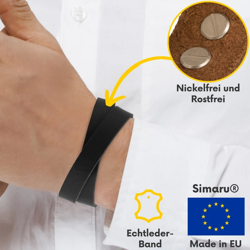 Lederarmband mit Nieten