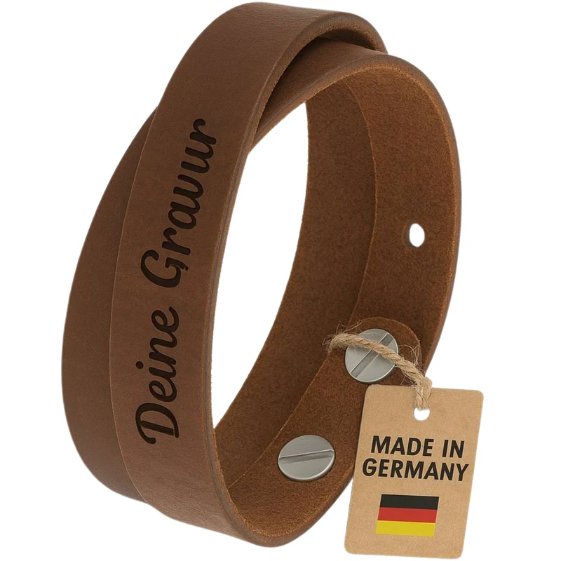 Lederarmband mit Nieten