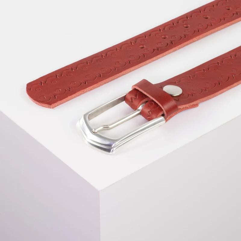 Ledergürtel 3,5cm mit Schnalle Marrakesch