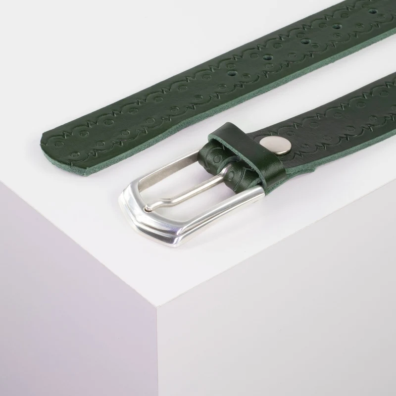 Ledergürtel 3,5cm mit Schnalle Marrakesch
