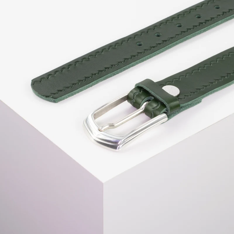 Ledergürtel 3,5cm mit Schnalle Marrakesch