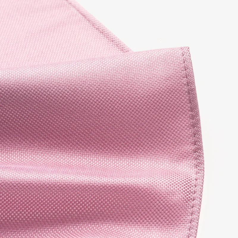 VINCENZO light rose – Seiden-Einstecktuch mit Oxford-Webstruktur