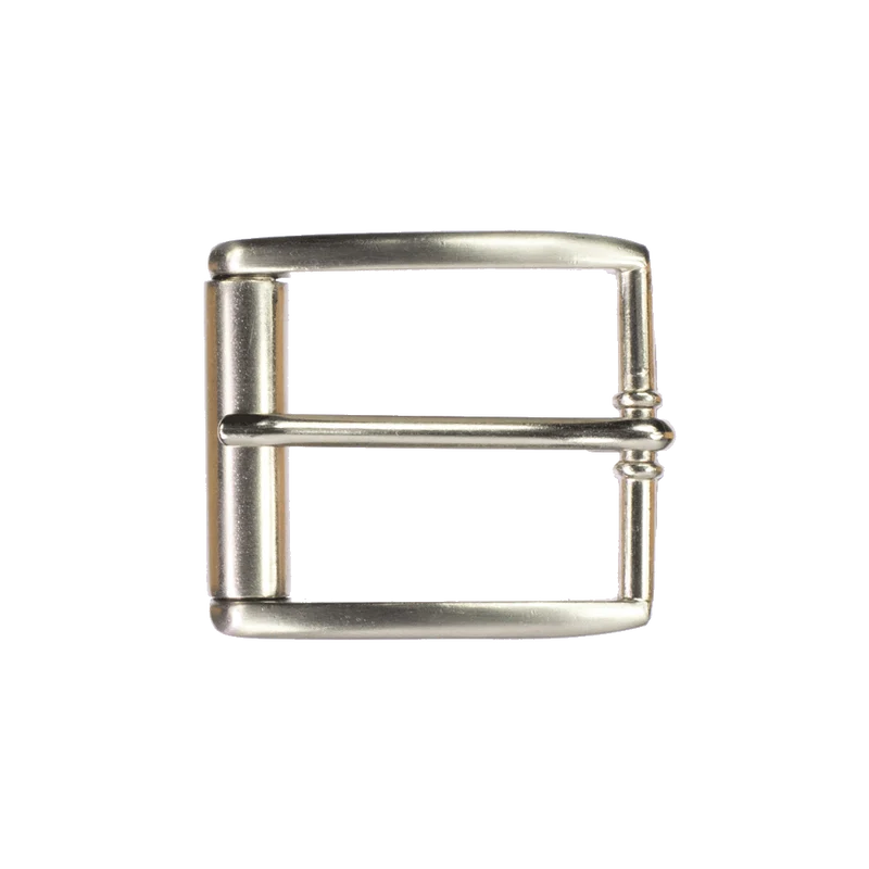Gürtelschnalle 4cm Amsterdam silber glänzend