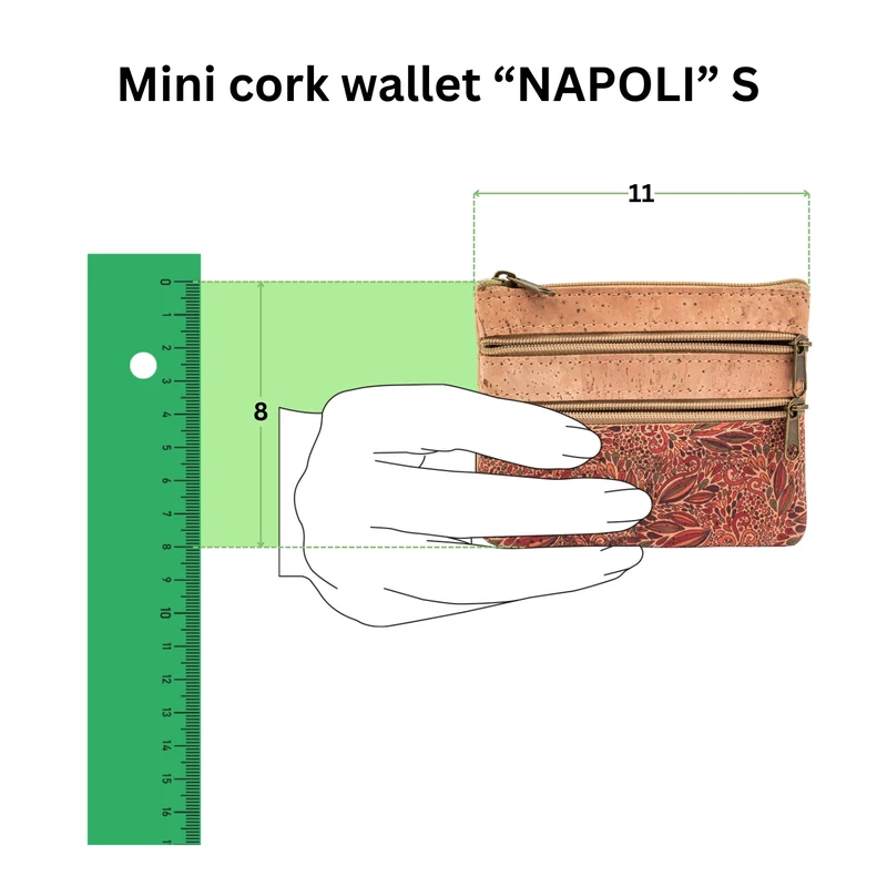 Kork Münzgeldbörse NAPOLI